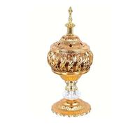 Shein 1 pieza de quemador de incienso alto y ancho, decoración, quemador de incienso, quemador de carbón de incienso, decoración de mesa con conos de incien