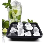 Shein 1 pieza de silicona Cubo de hielo moderno en forma de diamante Bandeja para hacer cubitos de hielo para refrigerador