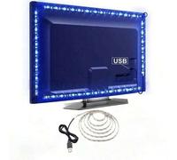 Shein 1 pieza de tira LED flexible con cable USB en color azul, 60 LED/m, 1m/2m/3m/5m de largo y no impermeable. Para uso en fondo de pantalla de TV, ordena