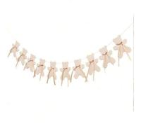 Shein 1 pieza Decoración colgante de bandera de oso de peluche estilo bohemio unisex para fiesta, decoración para baby shower, decoración de cumpleaños de o