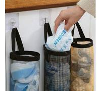 Shein 1 pieza Dispensador de bolsas de plástico montado en la pared, adecuado para el hogar, la cocina, fiestas de playa de verano, alimentos, camping, orga