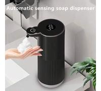 Shein 1 pieza Dispensador de jabón automático sin contacto, diseño blanco elegante, 6 niveles ajustables, recargable por USB, dispensador de líquido sin con