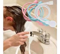 Shein 1 pieza Dispositivo de extensión de grifo multifuncional con cabezal de ducha, fácil de usar, adecuado para champú, bañera y adaptador de rociador de