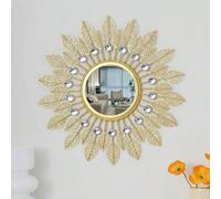 Shein 1 pieza Espejo de pared montado en la pared de hierro creativo, multifuncional para sofá, espejo decorativo de vestíbulo, decoración de pared moderna
