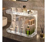 Shein 1 pieza Estantería de baño de doble capa