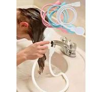 Shein 1 pieza Extensor de grifo multifuncional con cabezal de ducha, longitud total de 131 cm, adaptador fácil de usar para lavar el cabello, cabezal de duc