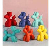 Shein 1 pieza Figura de resina de perro globo en , lindo perro mini decoración de escritorio, regalo ideal para Navidad, Día de San Valentín, Año Nuevo y ot