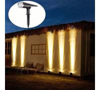 Shein 1 pieza Foco solar impermeable de 7 LED, de doble uso como reflector y luz de paisaje para patio, jardín, estatua, fuente, iluminación decorativa exte