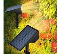 Shein 1 pieza Foco solar impermeable de 7 LED, también se puede usar como reflector y luz de paisaje, adecuado para patio, jardín, estatua, fuente, iluminac