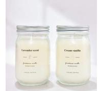 Shein 1 pieza Frasco de vela grande, Vela perfumada, Vela decorativa, Vela de cera de soja, Regalo para la mejor amiga, Regalo para ella, Regalo de invierno