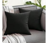 Shein 1 pieza Funda de almohada cuadrada decorativa impermeable para exteriores, funda de cojín para patio a prueba de agua para sofá