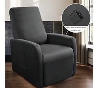 Shein 1 pieza Funda de sofá de masaje impermeable, elástica y de ajuste completo, extraíble y lavable, funda para sofá de internet café y hogar, funda para