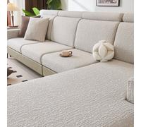 Shein 1 pieza Funda elástica para cojín de asiento de sofá, cálida y cómoda para todo el año, antideslizante, resistente a salpicaduras, con un estilo fresc