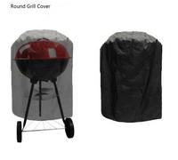 Shein 1 PIEZA Funda impermeable redonda para parrilla de barbacoa, protector a prueba de polvo para todo clima para barbacoa de gas, carbón y eléctrica, fun
