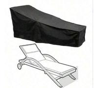 Shein 1 pieza Funda para Chaise Longue, Impermeable, a Prueba de Polvo, Protección Solar para Patio, Playa y Jardín