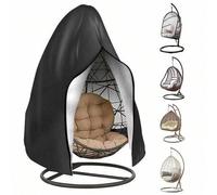 Shein 1 pieza Funda protectora para silla colgante en forma de huevo para patio, de tela Oxford 210D impermeable y a prueba de polvo para silla de columpio