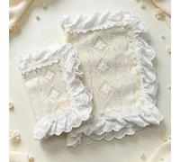 Shein 1 pieza Fundas de libro de encaje, tamaño A5/A6, fundas de libro de tela hechas a mano, protectores de portada de cuaderno
