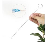 Shein 1 pieza Gancho giratorio de acero inoxidable para dar la vuelta a tubos de tela, correas, cinturones y tiras, herramienta de accesorios DIY para acolc
