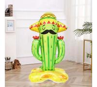 Shein 1 pieza Globo de aluminio en forma de cactus de 61 pulgadas - Perfecto para bodas de estilo hawaiano, decoraciones de fiestas de cumpleaños de verano