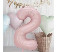 Shein 1 pieza Globo de lámina con número 40 de color crema, decoración de fiesta de cumpleaños, suministros de celebración de aniversario, decoración de fie