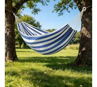 Shein 1 pieza Hamaca de alta resistencia con capacidad de 450 libras, tela gruesa y cómoda, hamaca/silla colgante portátil y duradera, adecuada para parque,