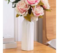 Shein 1 pieza Jarrón de flores de plástico, jarrón decorativo para la sala de estar, jarrón anti-caída, jarrón para flores artificiales, jarrón de plástico