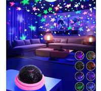 Shein 1 pieza Lámpara de proyección del cielo estrellado soñador, regalo de Navidad de luz nocturna pequeña, luz de ambiente navideño, proyector romántico L