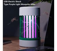 Shein 1 pieza Lámpara eléctrica mata mosquitos, luz repelente de mosquitos alimentada por USB para interiores y exteriores, lámpara portátil para el hogar c