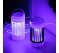 Shein 1 pieza Lámpara eléctrica mata mosquitos, trampa de insectos UV, USB 5V, adecuada para verano, camping