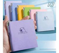 Shein 1 pieza Libreta portátil mini A7, una libreta de bolsillo de alto valor para estudiantes y uso de oficina, un diario portátil diseñado especialmente p