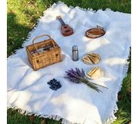 Shein 1 pieza Manta de picnic estilo INS, Esterilla de playa, Manta de picnic al aire libre para el Día de San Valentín y Pascua, Esterilla plegable suave p