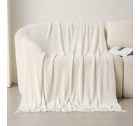 Shein 1 pieza Manta suave de punto, manta de tiro de decoración de sofá, manta para siesta en la oficina, adecuada para uso diario