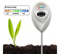 Shein 1 pieza Medidor de humedad del suelo, Probador de humedad del suelo mini, Medidor de humedad para flores y jardín