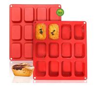 Shein 1 pieza Molde de silicona mini, para hacer panes pequeños y magdalenas de 12 tazas - Viene con capacillos para magdalenas - Antiadherente, material 10