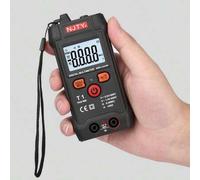 Shein 1 pieza Multímetro digital mini inteligente T1, verdadero medidor de voltaje de 4000 recuentos con rango automático, probador de continuidad y resiste