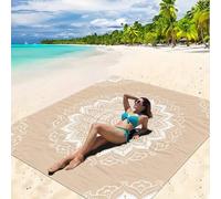 Shein 1 pieza Nueva Esterilla de picnic/Toalla de playa impresa digitalmente, a prueba de agua y arena, con un patrón de moda y fresco, adecuada para acampa