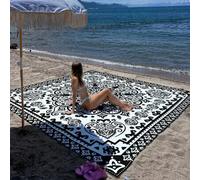 Shein 1 pieza Nueva Esterilla de picnic/Toalla de playa impresa digitalmente, a prueba de agua y arena, con un patrón de moda y fresco, adecuada para acampa