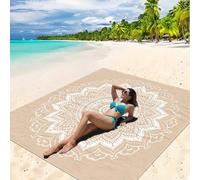 Shein 1 pieza Nueva Esterilla de picnic/Toalla de playa impresa digitalmente, a prueba de agua y arena, con un patrón de moda y fresco, adecuada para acampa