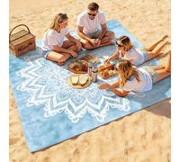 Shein 1 pieza Nueva Esterilla de Picnic/Toalla de Playa Impresa Digitalmente Resistente al Agua y a la Arena, con Patrón Moderno y Fresco, Adecuada para Cam