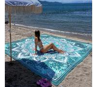 Shein 1 pieza Nueva Esterilla de Picnic/Toalla de Playa Impresa Digitalmente Resistente al Agua y la Arena, con Patrón Moderno y Fresco, Adecuada para Campi