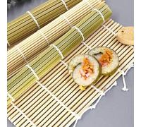 Shein 1 pieza o set de 6 esterillas de bambú para enrollar sushi, alga nori para enrollar sushi, herramientas de tejido a mano, envoltorios de sushi y molde