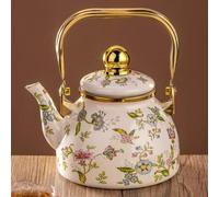 Shein 1 pieza Olla esmaltada, Cafetera, Tetera, Hervidor de agua de gran capacidad, Apto para estufa de gas y placa de inducción, Tipo universal