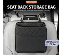 Shein 1 pieza Organizador multifuncional para maletero, caja de almacenamiento colgante, cubo de basura para auto, divisor ajustable, artículo esencial para