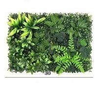 Shein 1 pieza Panel de pared de planta artificial, Panel de seto de boj, Barrera de privacidad de césped artificial, Decoración de pared de plantas verdes p