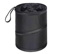 Shein 1 pieza Papelera plegable portátil para coche, cubo de basura para exteriores, cesta de residuos, caja de almacenamiento colgante para viajes