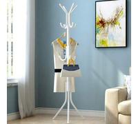 Shein 1 pieza Perchero de ropa simplificado - Perchero de pie de hierro - Perchero moderno y minimalista con gancho de soporte reforzado para decoración, de