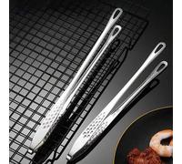 Shein 1 pieza Pinza/Tenazas de acero inoxidable para alimentos, multiuso para cocina, hogar, autoservicio, hotel, barbacoa