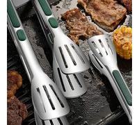 Shein 1 pieza Pinzas de acero inoxidable antideslizantes y anticalor para carne, ensalada, pan, barbacoa, bufé, utensilios de cocina, herramienta de cocina