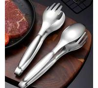 Shein 1 pieza Pinzas de cocina de acero inoxidable y hierro fundido - Agarre , adecuadas para cocinar, servir, asar - Vajilla de restaurante & hogar, acceso