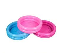 Shein 1 pieza Piscina inflable mini redonda, cubo portátil de doble capa de PVC, adecuado para viajes y uso al aire libre, apto para playa, vacaciones, toma